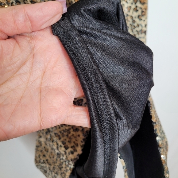 Sue Wong Leopard Sequin Cocktail Dress - Picture 11 of 14